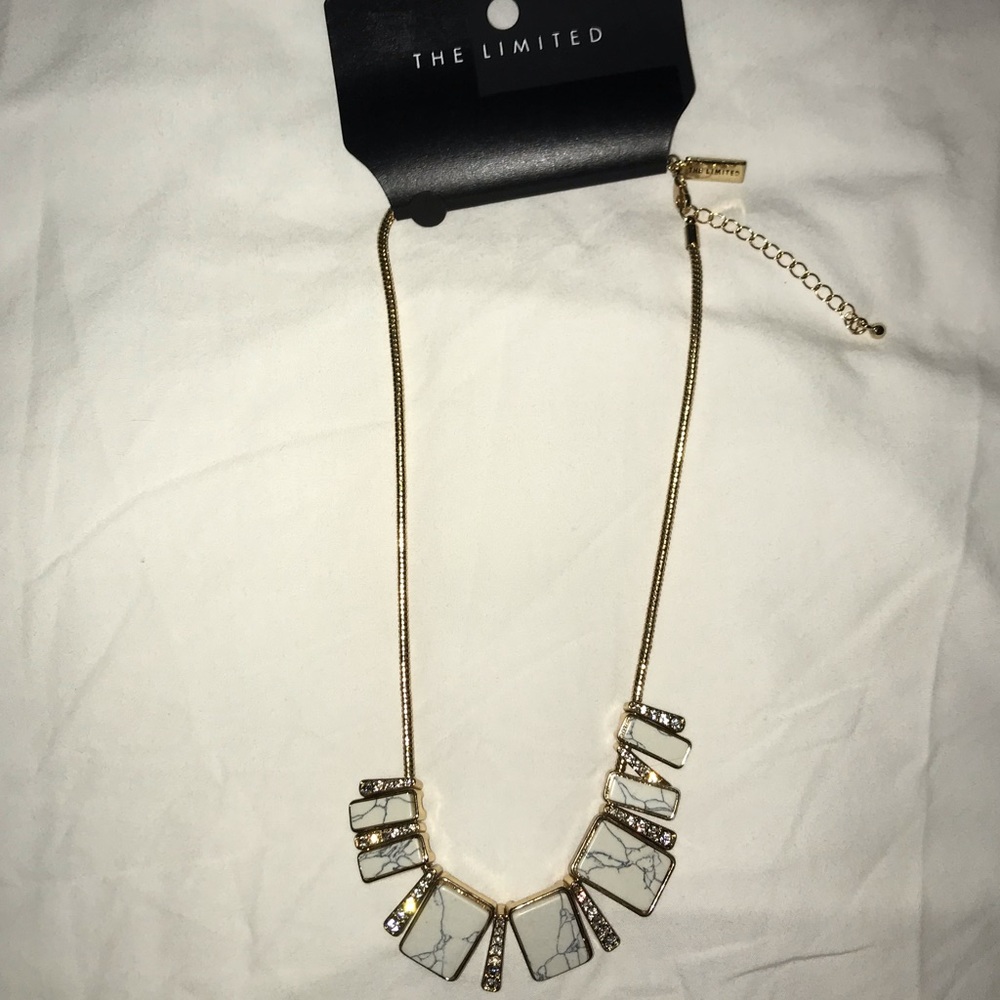 Gold and Marble Necklace